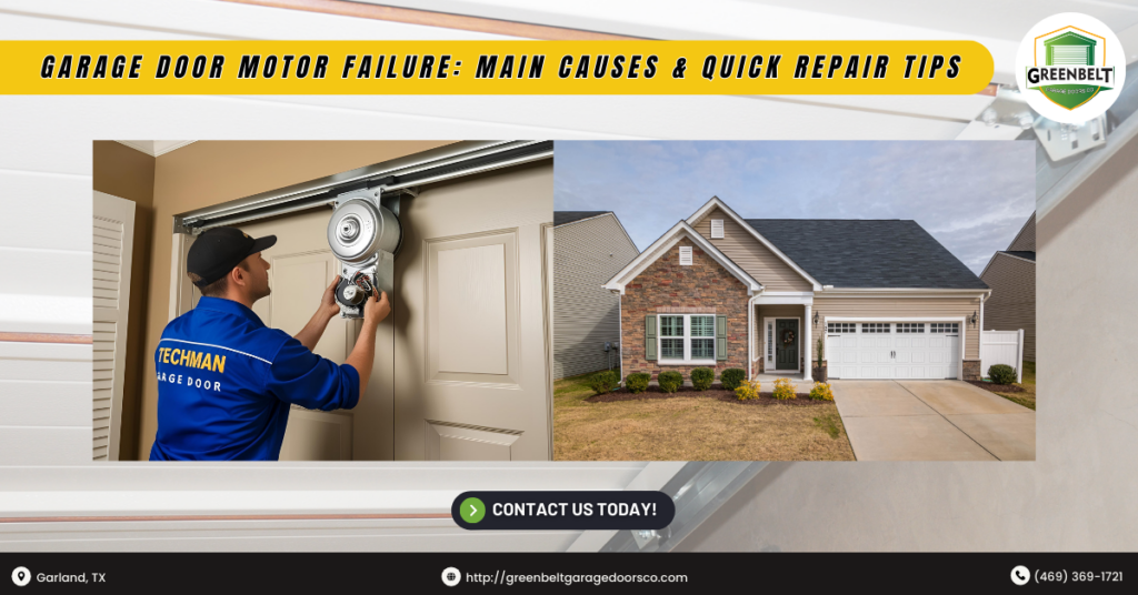 Garage Door Motor Failure: Main Causes & Quick Repair Tips 2 Garage Door Motor Failure