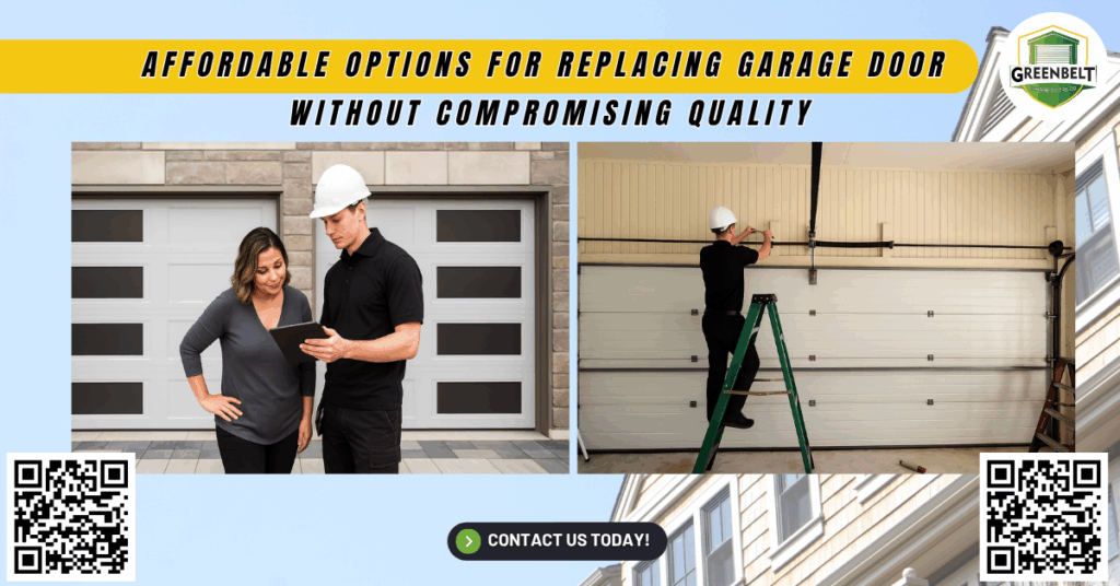 Affordable Options for Replacing Garage Door Without Compromising Quality 2 Affordable Options for Replacing Garage Door Without Compromising Quality - Greenbelt Garage Doors Co.