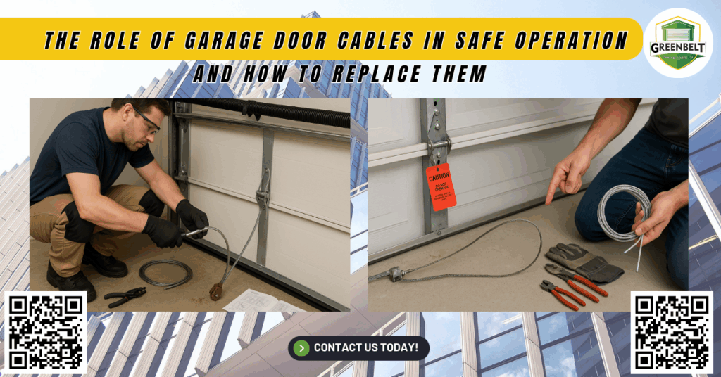 The Role of Garage Door Cables in Safe Operation and How to Replace Them - Greenbelt Garage Doors Co.