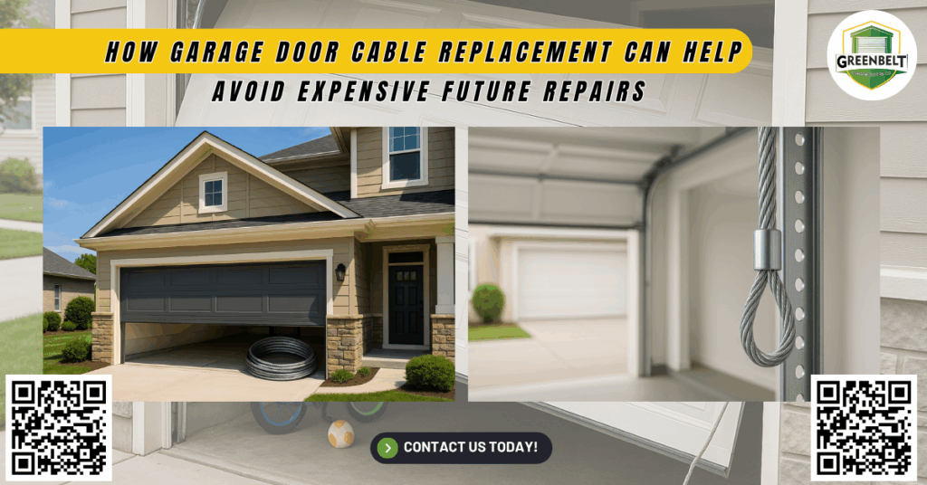 How Garage Door Cable Replacement Can Help Avoid Expensive Future Repairs - Greenbelt Garage Doors Co.