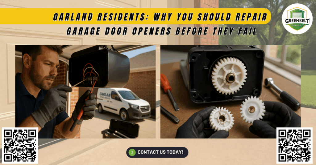 Garland Residents: Why You Should Repair Garage Door Openers Before They Fail - Greenbelt Garage Doors Co.