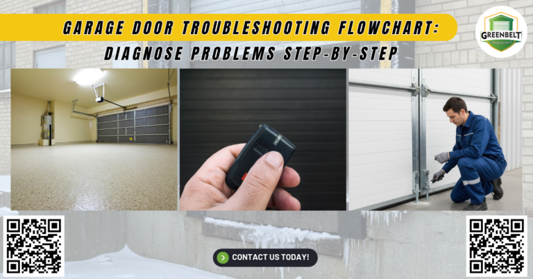 Garage Door Troubleshooting Flowchart: Diagnose Problems Step-by-Step - Greenbelt Garage Doors Co.
